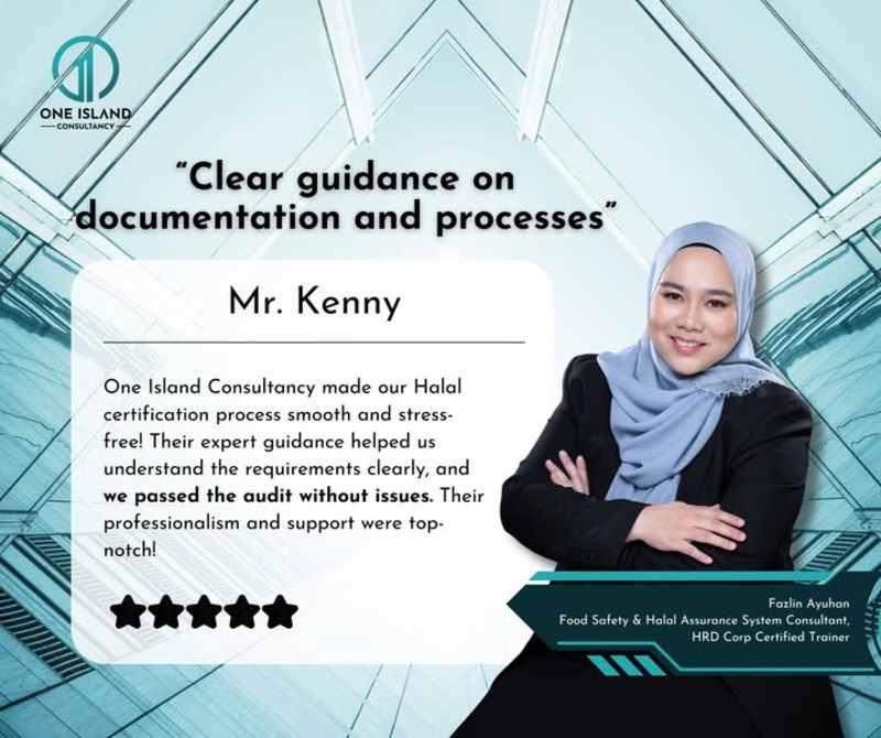 Customer testimonials for Halal certification training and process